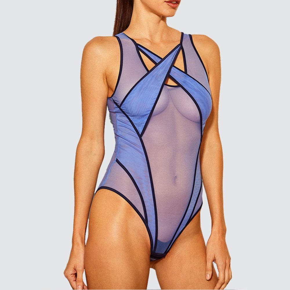 *LAST CHANCE* - [NWT] Teresa Mesh Bodysuit/Swimsuit - S/M